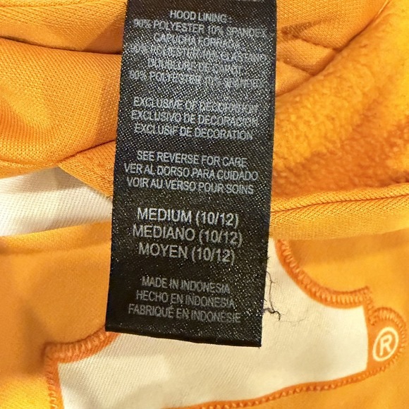 Tennessee Volunteers NCAA Youth Boys Pullover Hoodie Size Medium 10/12 - Picture 5 of 5